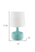 Modern Mint Green Table Lamp with Touch Switch
